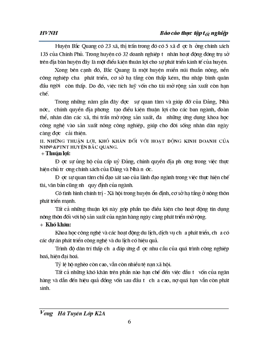 image for page Báo cáo thực tập tại NHNo PTNT huyện Bắc Quang tỉnh Hà Giang 1