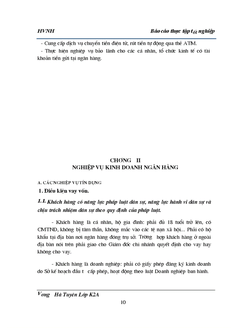 image for page Báo cáo thực tập tại NHNo PTNT huyện Bắc Quang tỉnh Hà Giang 1