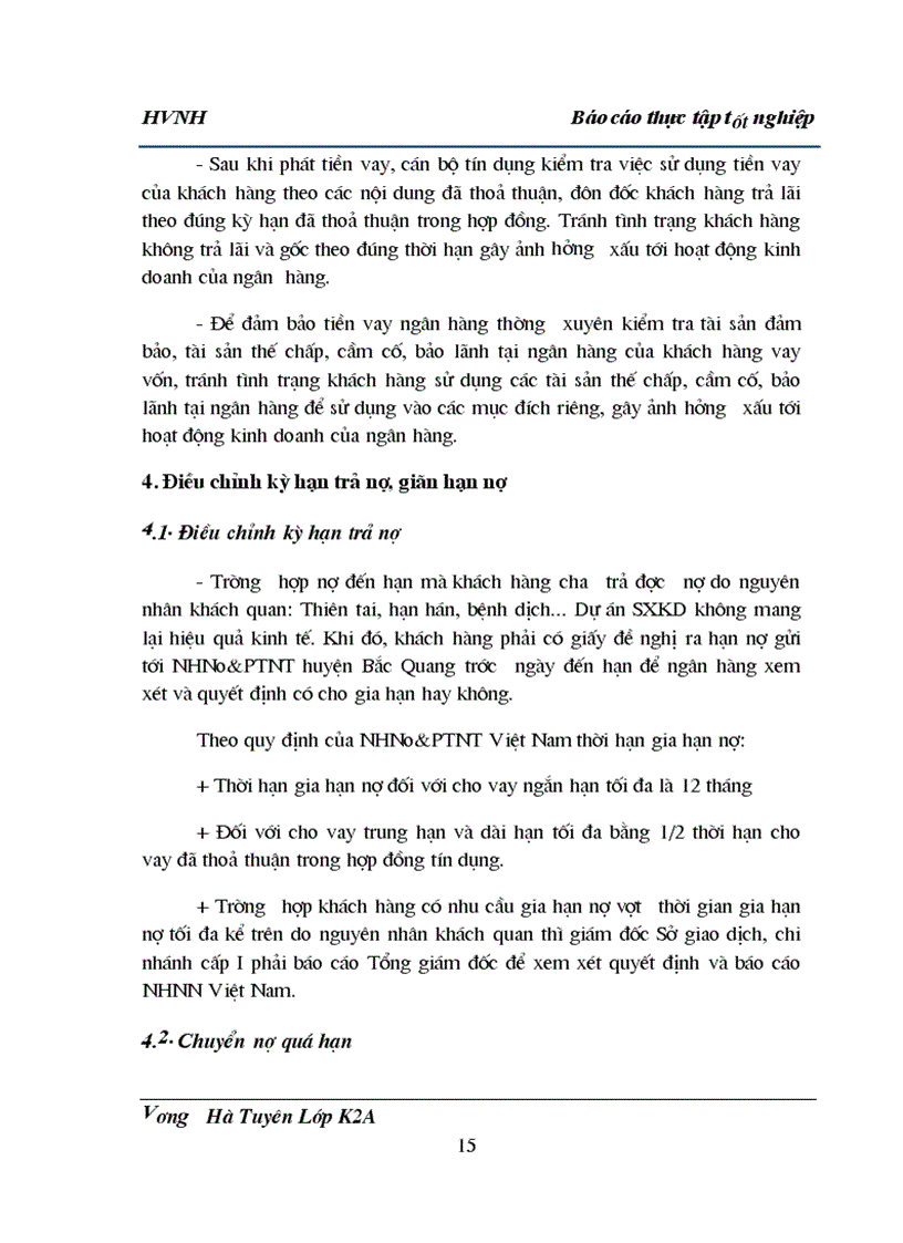 image for page Báo cáo thực tập tại NHNo PTNT huyện Bắc Quang tỉnh Hà Giang 1