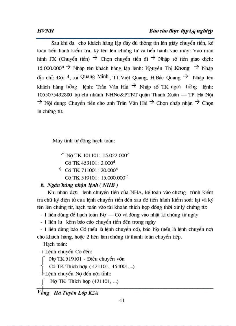 image for page Báo cáo thực tập tại NHNo PTNT huyện Bắc Quang tỉnh Hà Giang 1