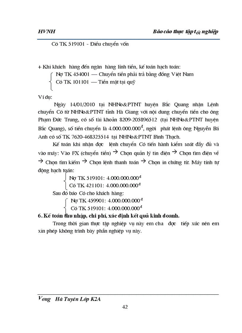 image for page Báo cáo thực tập tại NHNo PTNT huyện Bắc Quang tỉnh Hà Giang 1