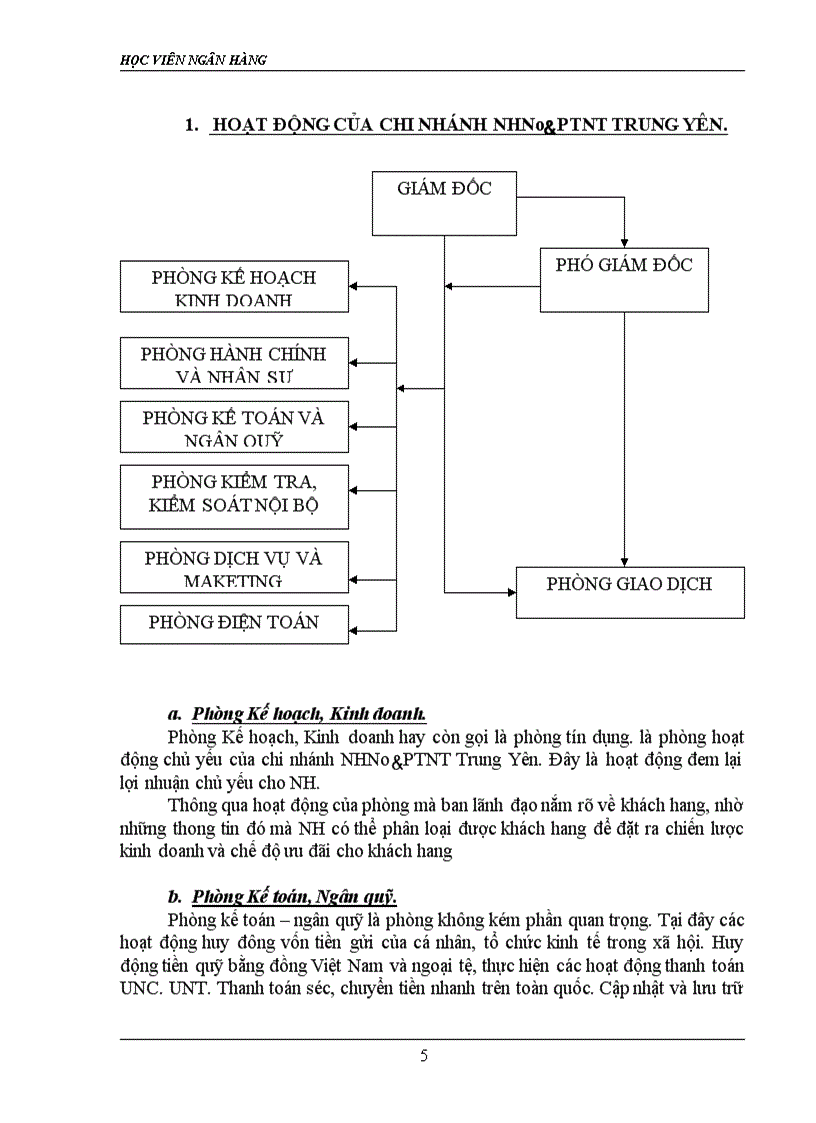image for page Báo cáo thực tập tại NHNo PTNT Trung Yên 1