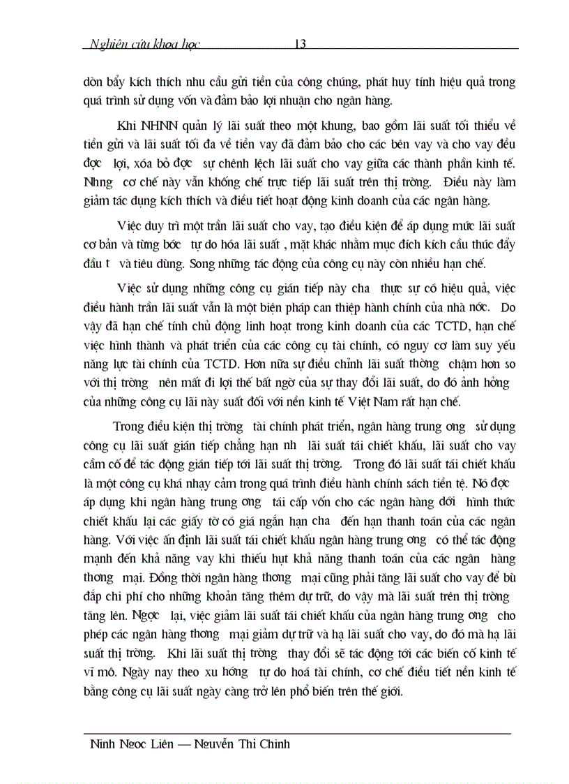 image for page Hiệu quả của công cụ lãi suất trong điều hành CSTT của NHNN Việt Nam 1