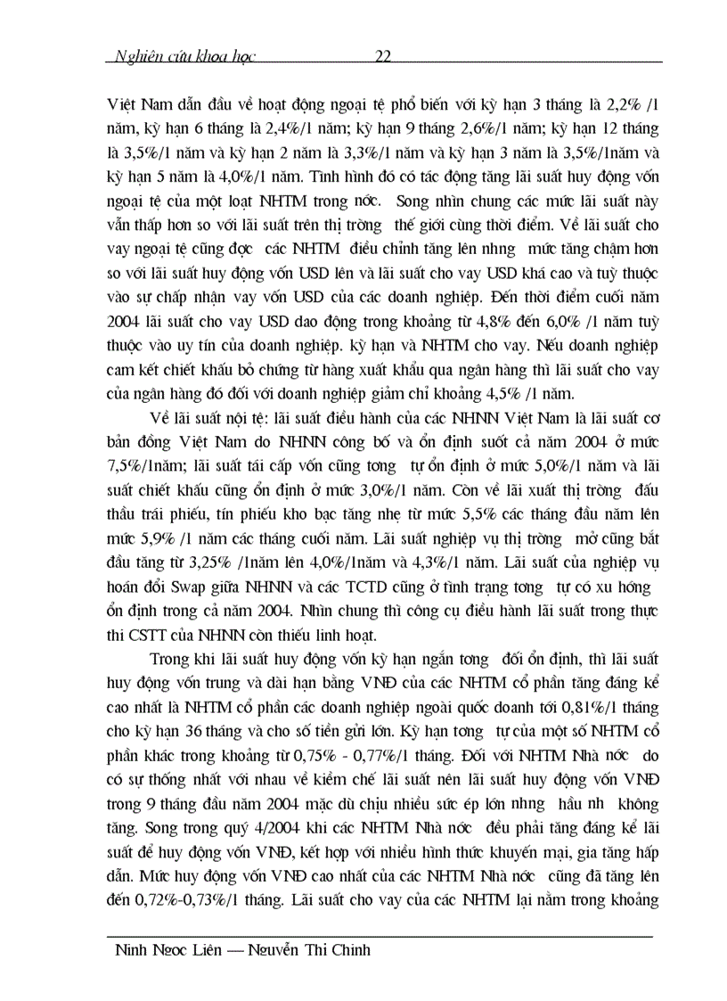 image for page Hiệu quả của công cụ lãi suất trong điều hành CSTT của NHNN Việt Nam 1