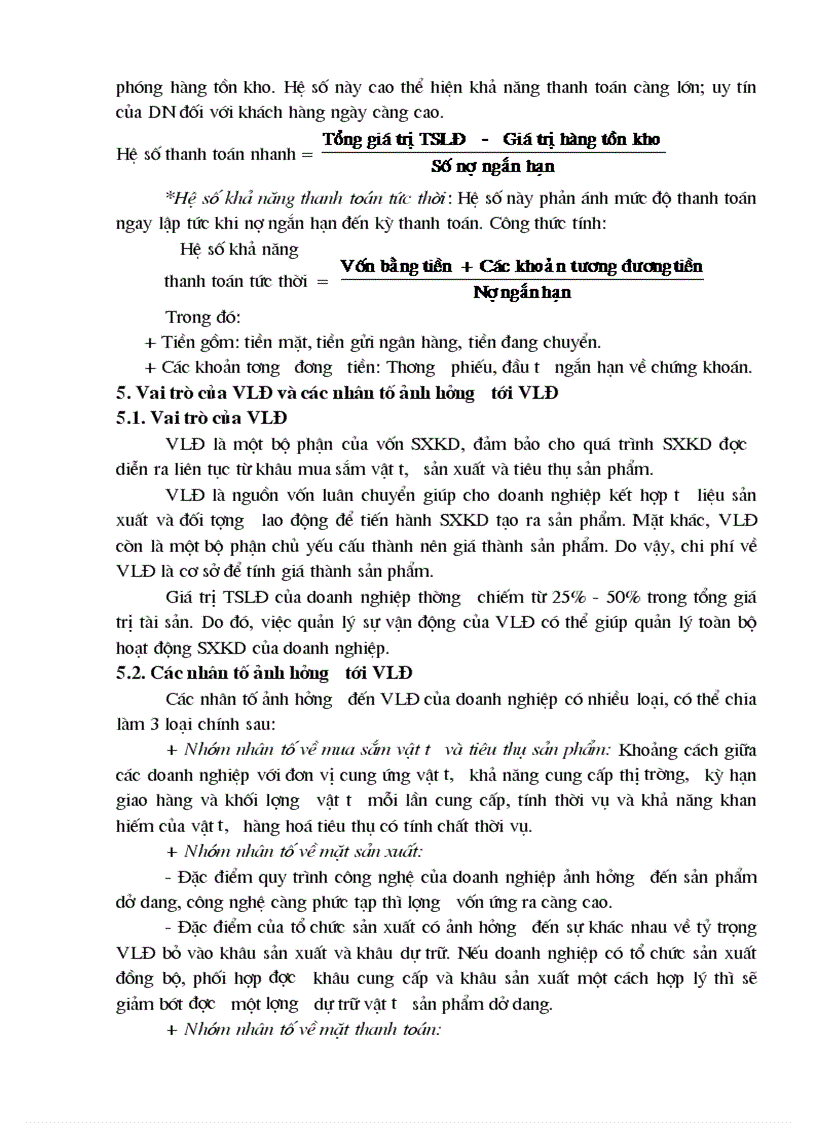 image for page Vốn lưu động và một số biện pháp nhằm nâng cao hiệu quả sử dụng vốn lưu động tại Công ty cổ phần Dược TW Mediplantex 1