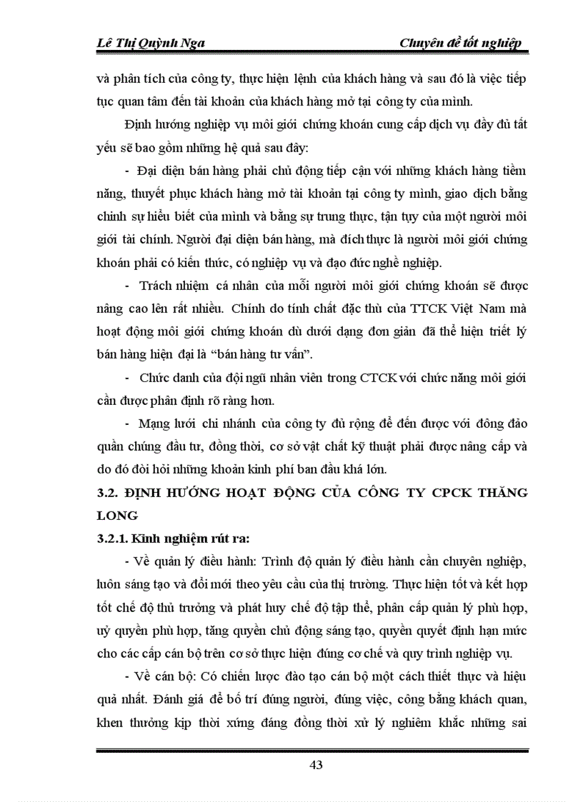 image for page Thực trạng và giải pháp nâng cao hiệu quả hoạt động môi giới chứng khoán tại công ty Cổ phần chứng khoán Thăng Long