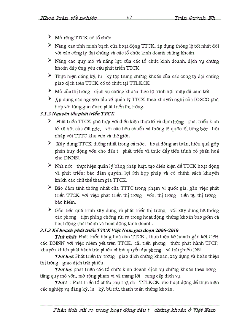 image for page Phân tích rủi ro trong hoạt động đầu tư chứng khoán tại thị trường Việt Nam