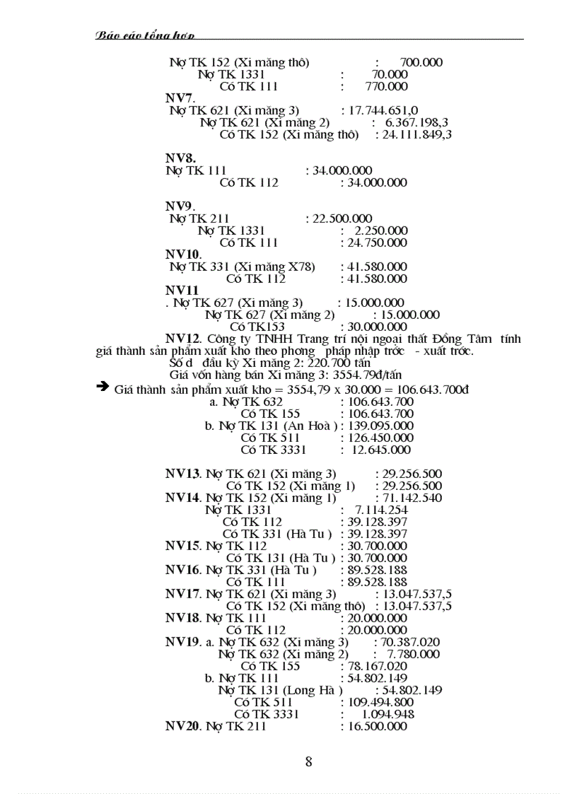image for page Thực trạng công tác hạch toán kế toán tổng hợp tại Công ty TNHH Trang trí nội ngoại thất Đồng Tâm