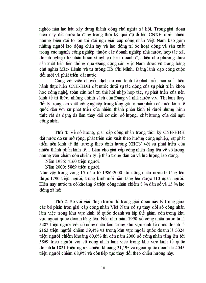 image for page Giai cấp công nhân và vai trò lịch sử của giai cấp công nhân trong thời kỳ CNH HĐH
