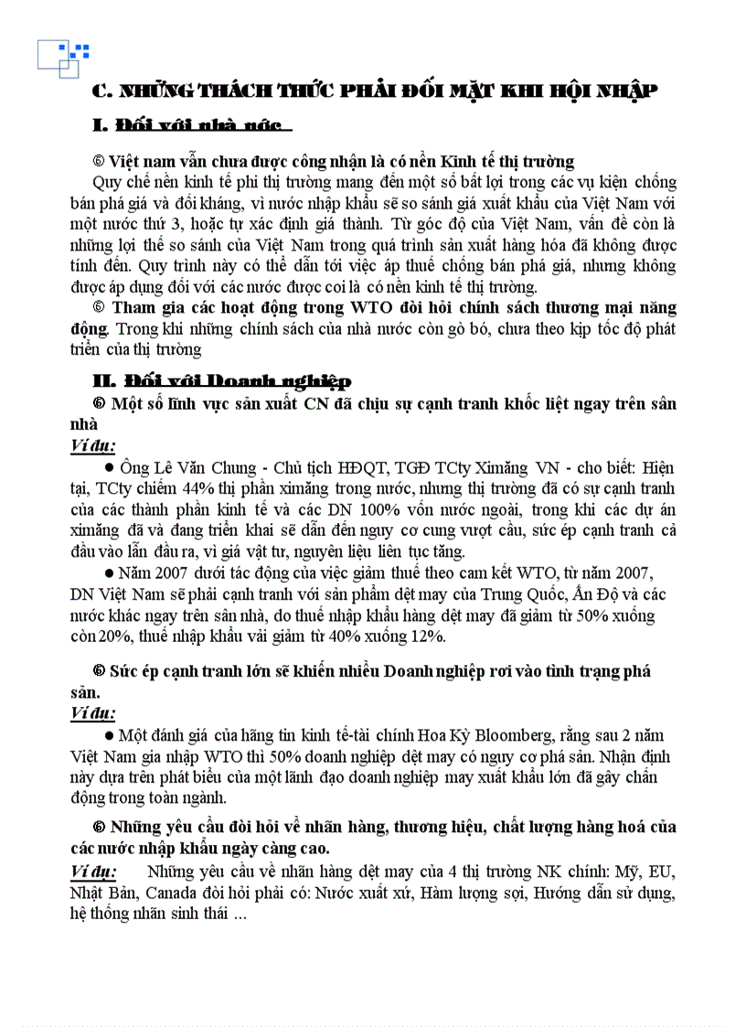 image for page Biện pháp nâng cao năng lực cạnh tranh của hàng hoá của các doanh nghiệp Việt Nam trong bối cảnh hội nhập kinh tế quốc tế