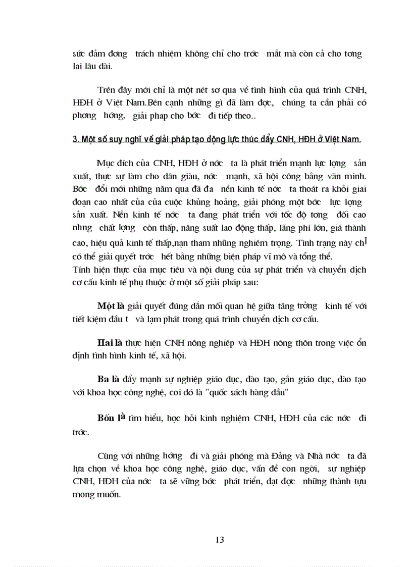 image for page Tiểu luận chuyển dịch cơ cấu kinh tế theo hướng CNH HĐH