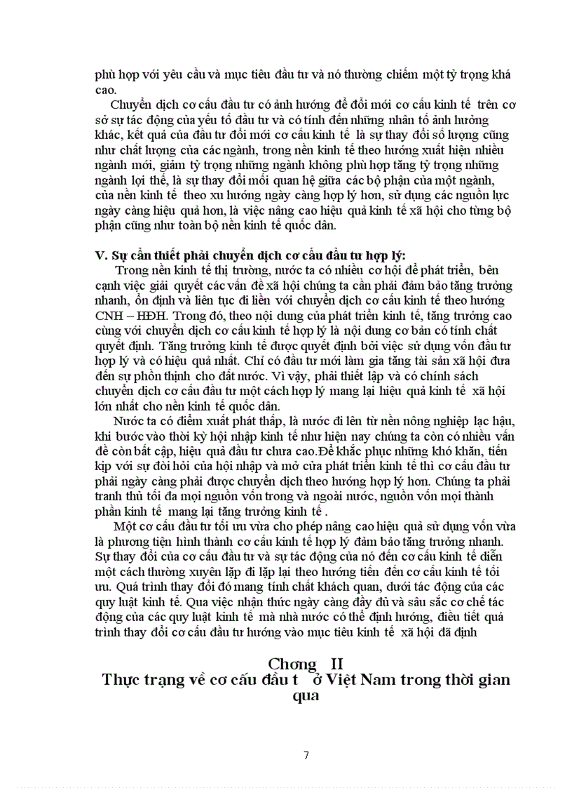 image for page Thực trạng về cơ cấu đầu tư ở Việt Nam trong thời gian qua