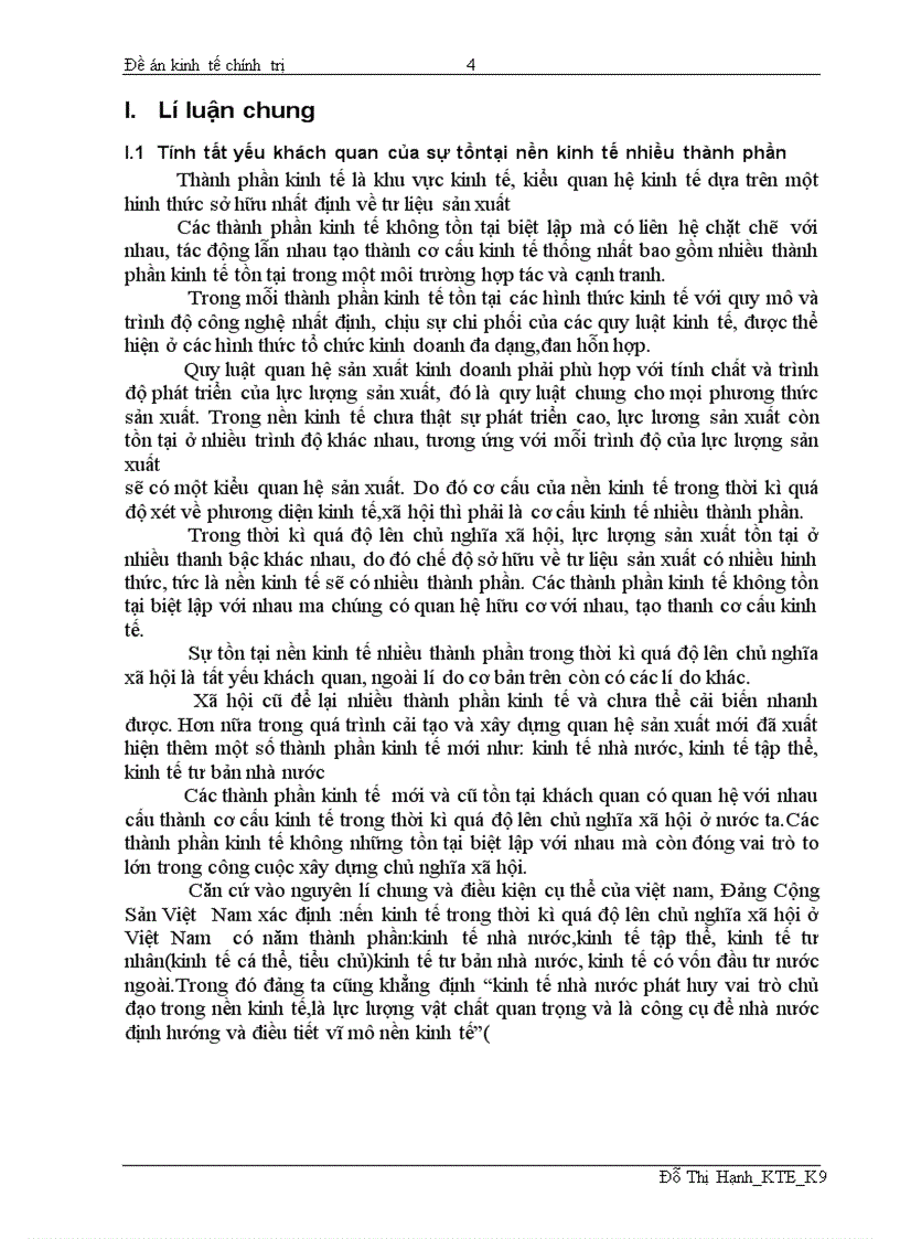 image for page Vai trò của kinh tế nhà nước trong nền kinh tế nhiều thành phần 1