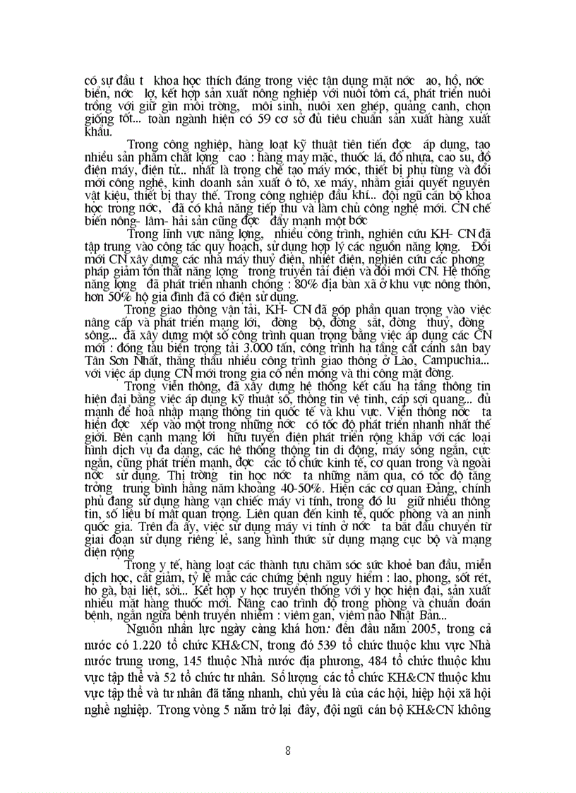 image for page Vai trò của khoa học công nghệ trong quá trình Công nghiệp hoá hiện đại hoá