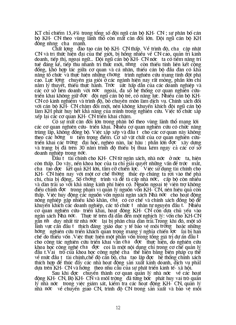 image for page Vai trò của khoa học công nghệ trong quá trình Công nghiệp hoá hiện đại hoá