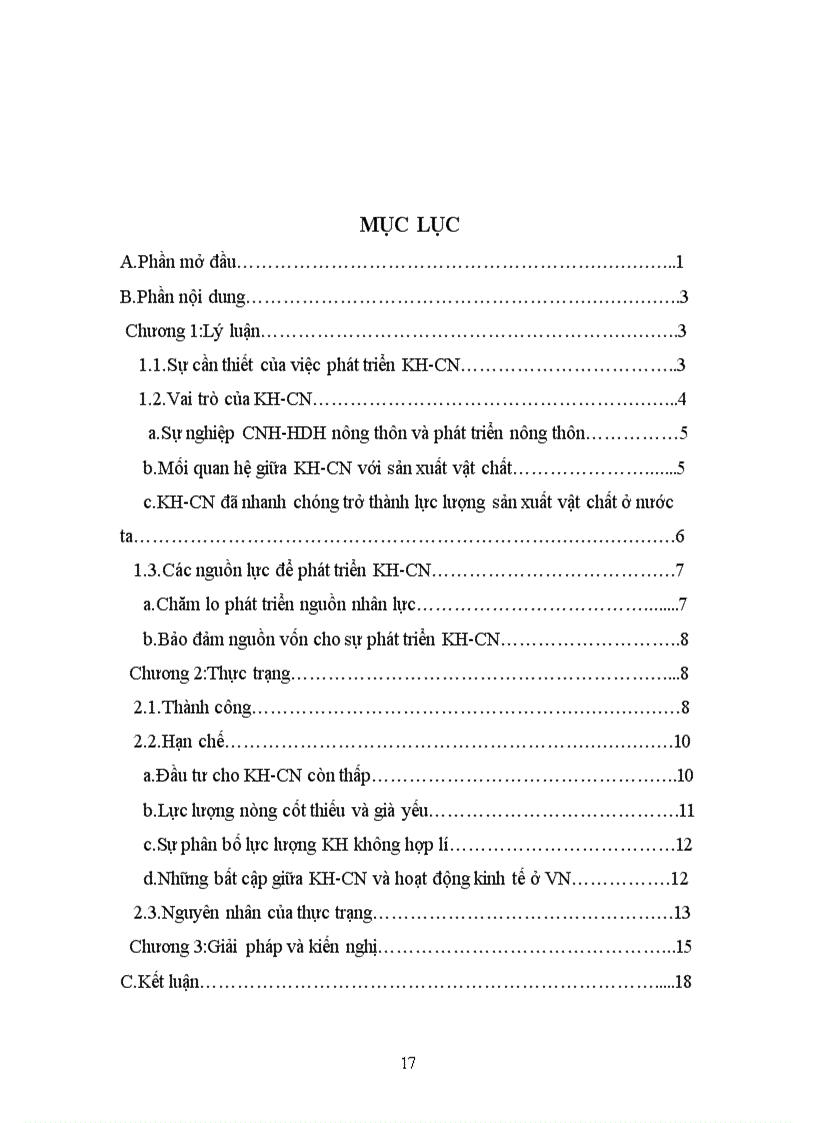image for page Vai trò của khoa học công nghệ trong quá trình Công nghiệp hoá hiện đại hoá