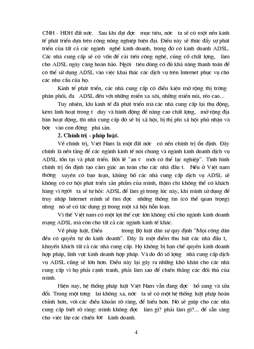 image for page Giới thiệu chung về ADSL môi trường kinh doanh