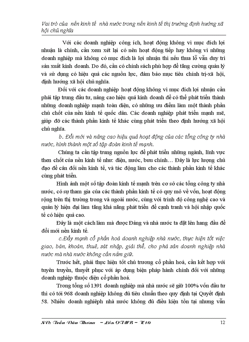 image for page Vai trò của nền kinh tế nhà nước trong nền kinh tế thị trường định hướng xã hội chủ nghĩa
