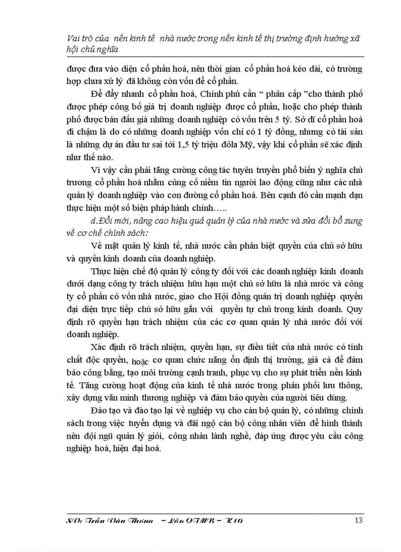 image for page Vai trò của nền kinh tế nhà nước trong nền kinh tế thị trường định hướng xã hội chủ nghĩa
