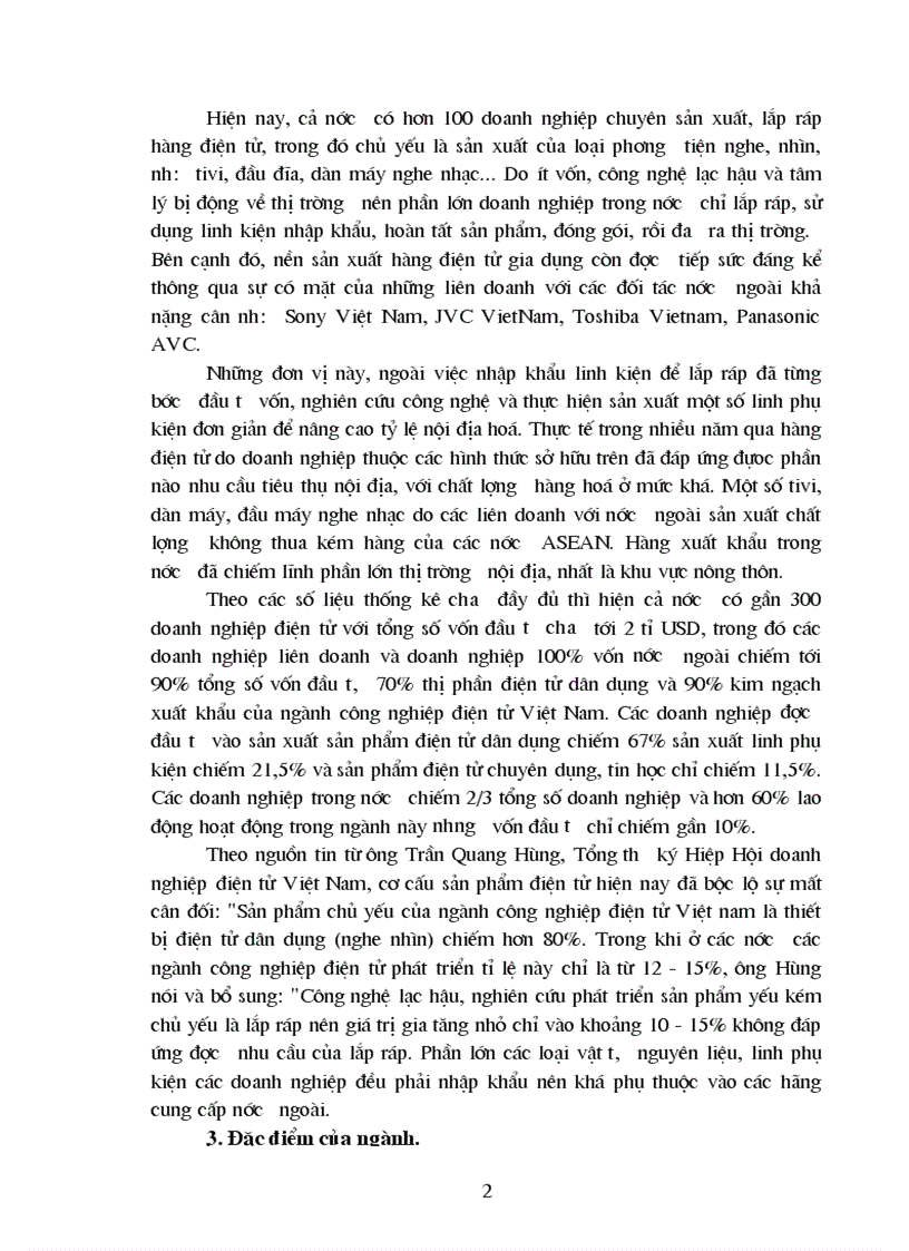 image for page Ngành sản xuất và lắp ráp đồ điện tử gia dụng