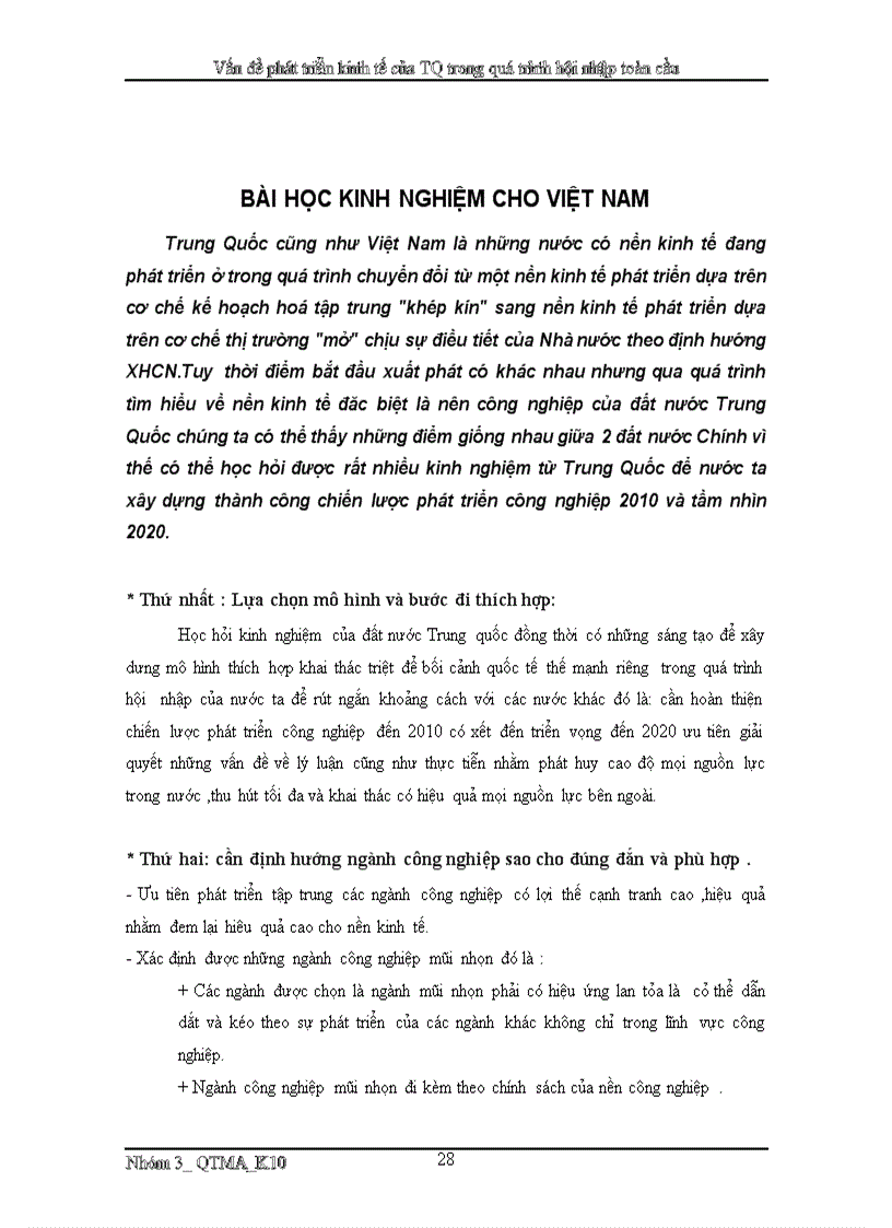 image for page Vấn đề phát triển kinh tế của Trung Quốc trong giai đoạn hiện nay