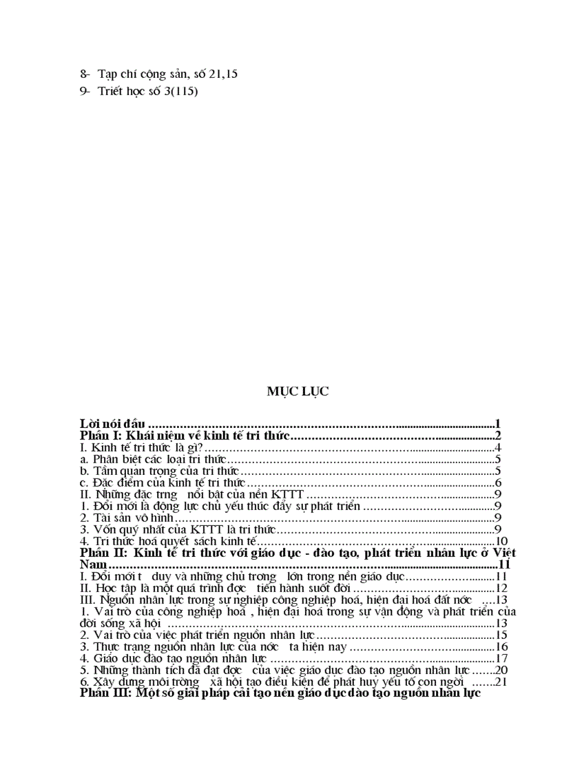 image for page Kinh tế tri thức và Giáo dục đào tạo phát triển nhân lực ở Việt Nam 1