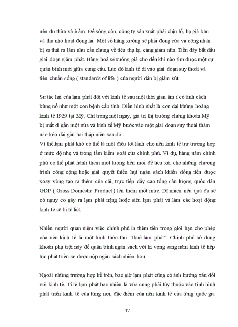 image for page Nguyên nhân và hậu quả của tình trạng lạm phát ở Việt Nam