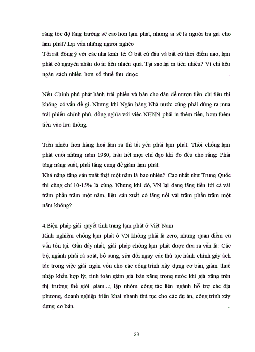 image for page Nguyên nhân và hậu quả của tình trạng lạm phát ở Việt Nam