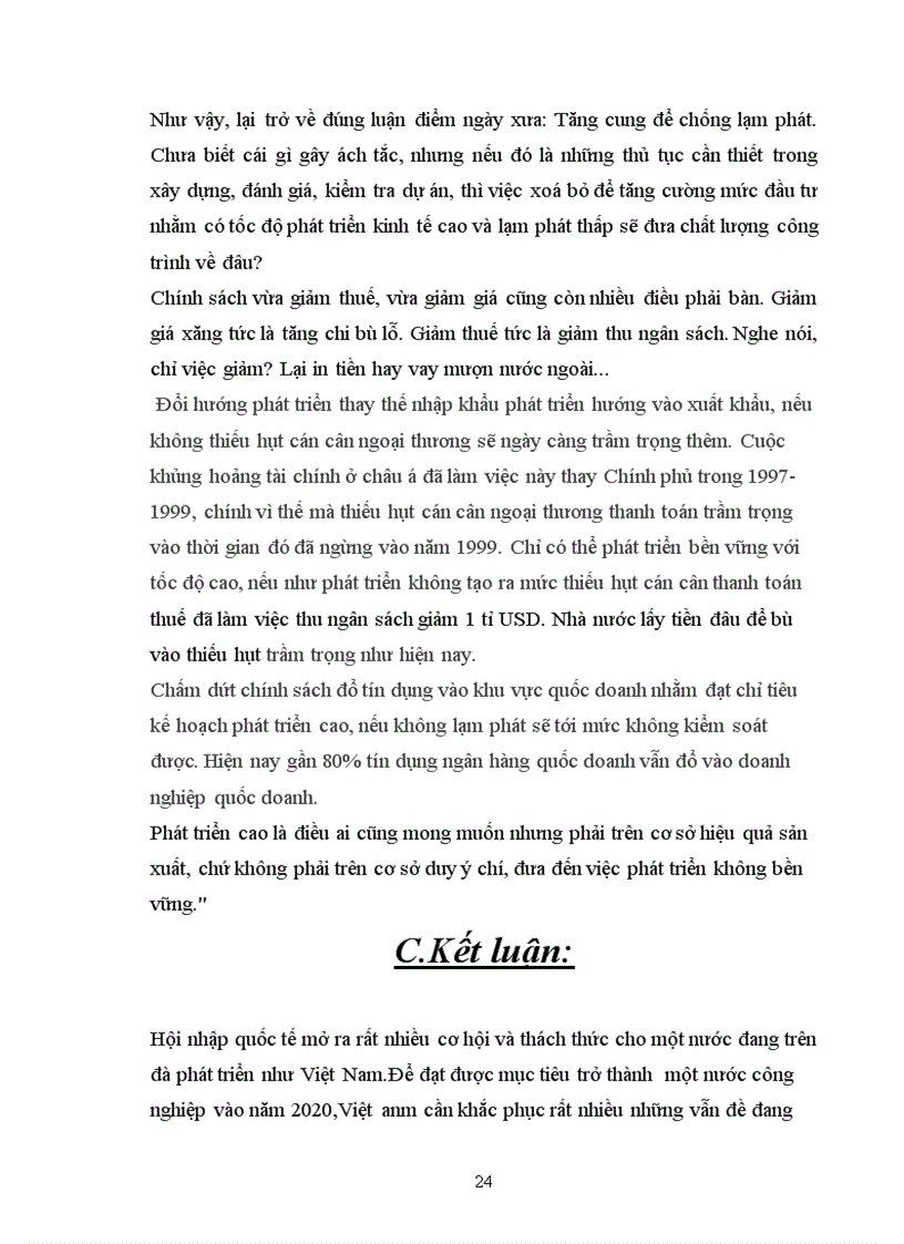 image for page Nguyên nhân và hậu quả của tình trạng lạm phát ở Việt Nam