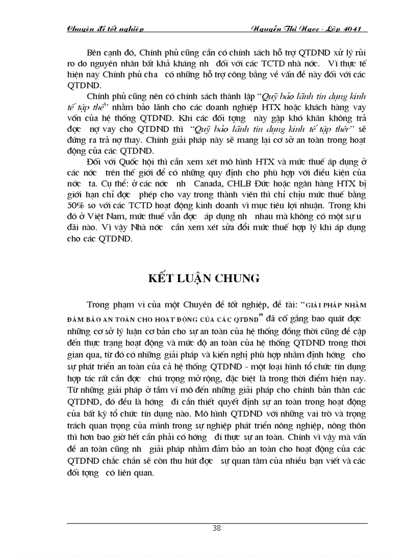 image for page Giải pháp nhằm đảm bảo an toàn cho hoạt động của các Quỹ tín dụng nhân dân 1