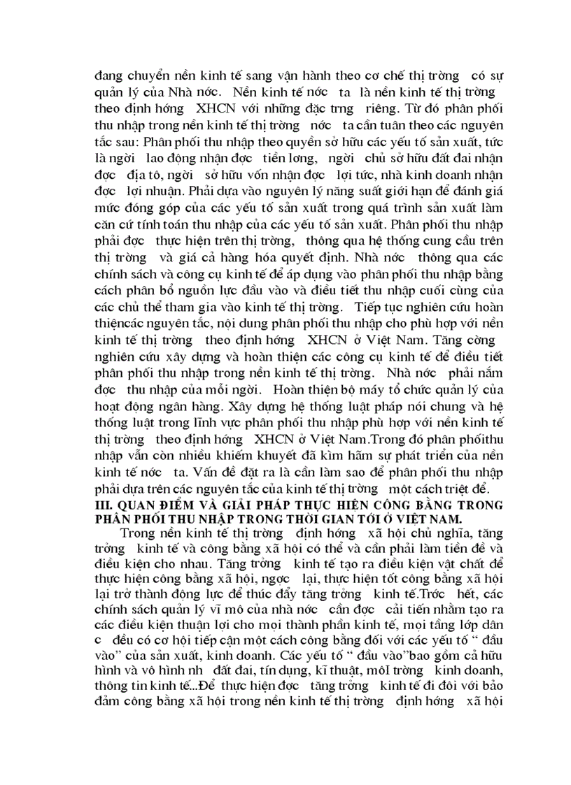 image for page Thực trạng phân phối thu nhập trong thời gian qua ở Việt Nam