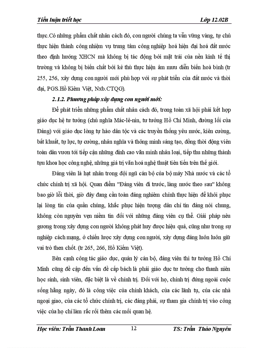 image for page Vấn đề con người và giáo dục con người trong lịch sử triết học từ cổ đại đến Marx và vận dụng vào Việt Nam 1