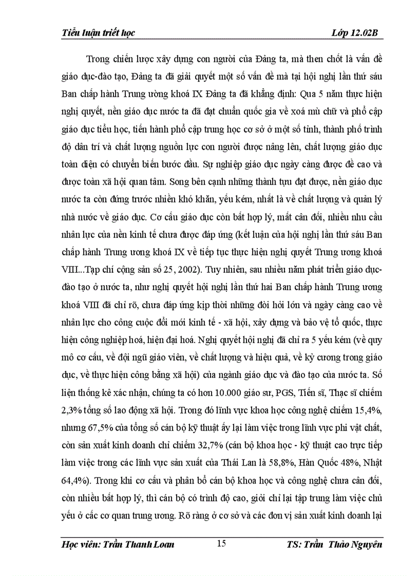 image for page Vấn đề con người và giáo dục con người trong lịch sử triết học từ cổ đại đến Marx và vận dụng vào Việt Nam 1