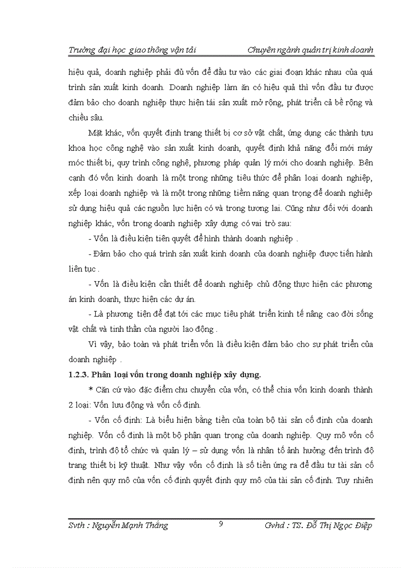 image for page Một số biện pháp nâng cao hiệu quả sử dụng vốn trong công ty cổ phần vật liệu xây dựng Sông Đáy