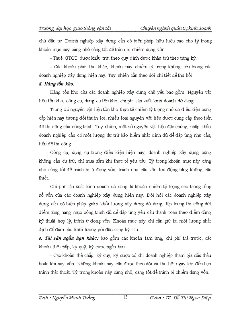 image for page Một số biện pháp nâng cao hiệu quả sử dụng vốn trong công ty cổ phần vật liệu xây dựng Sông Đáy