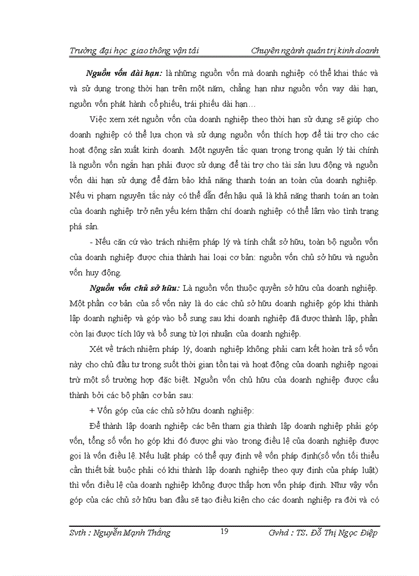 image for page Một số biện pháp nâng cao hiệu quả sử dụng vốn trong công ty cổ phần vật liệu xây dựng Sông Đáy
