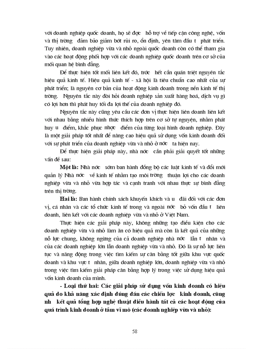 image for page Thực trạng về sử dụng vốn và những giải pháp sử dụng vốn có hiệu quả để phát triển doanh nghiệp vừa và nhỏ ở nước ta hiện nay 1