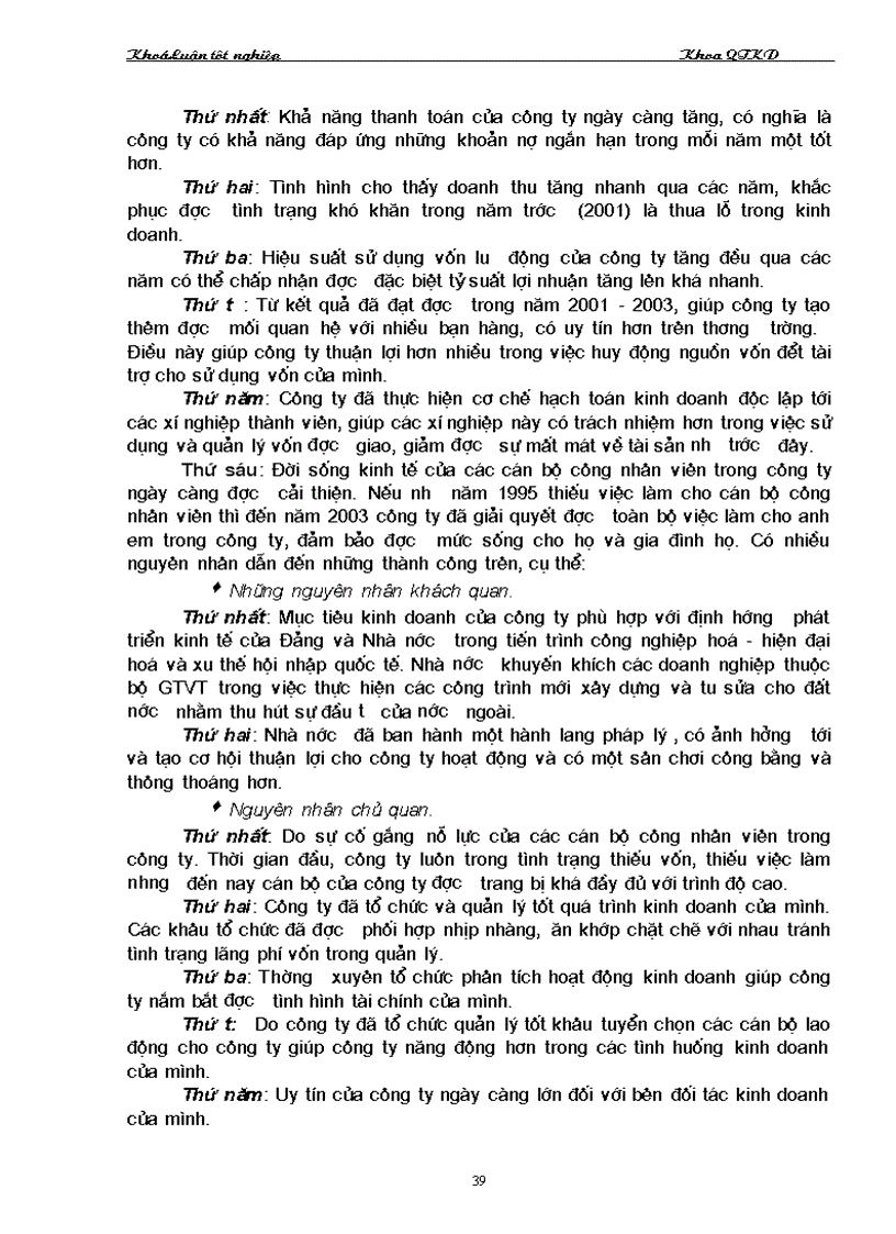 image for page Một số vấn đề về vốn và nâng cao hiệu quả sử dụng vốn tại Công ty cầu 75 thuộc Tổng công ty công trình giao giao thông 8 Bộ Giao Thông Vận tải