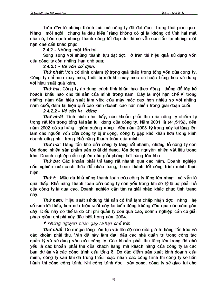 image for page Một số vấn đề về vốn và nâng cao hiệu quả sử dụng vốn tại Công ty cầu 75 thuộc Tổng công ty công trình giao giao thông 8 Bộ Giao Thông Vận tải