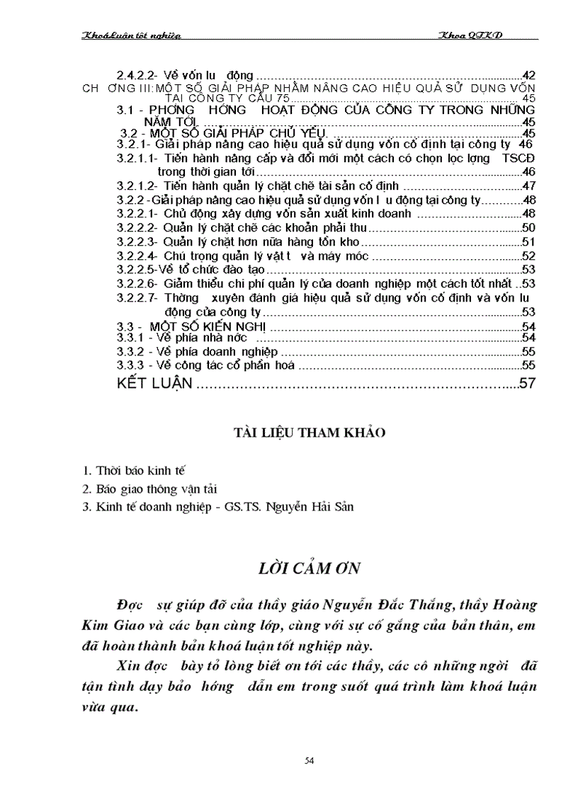 image for page Một số vấn đề về vốn và nâng cao hiệu quả sử dụng vốn tại Công ty cầu 75 thuộc Tổng công ty công trình giao giao thông 8 Bộ Giao Thông Vận tải
