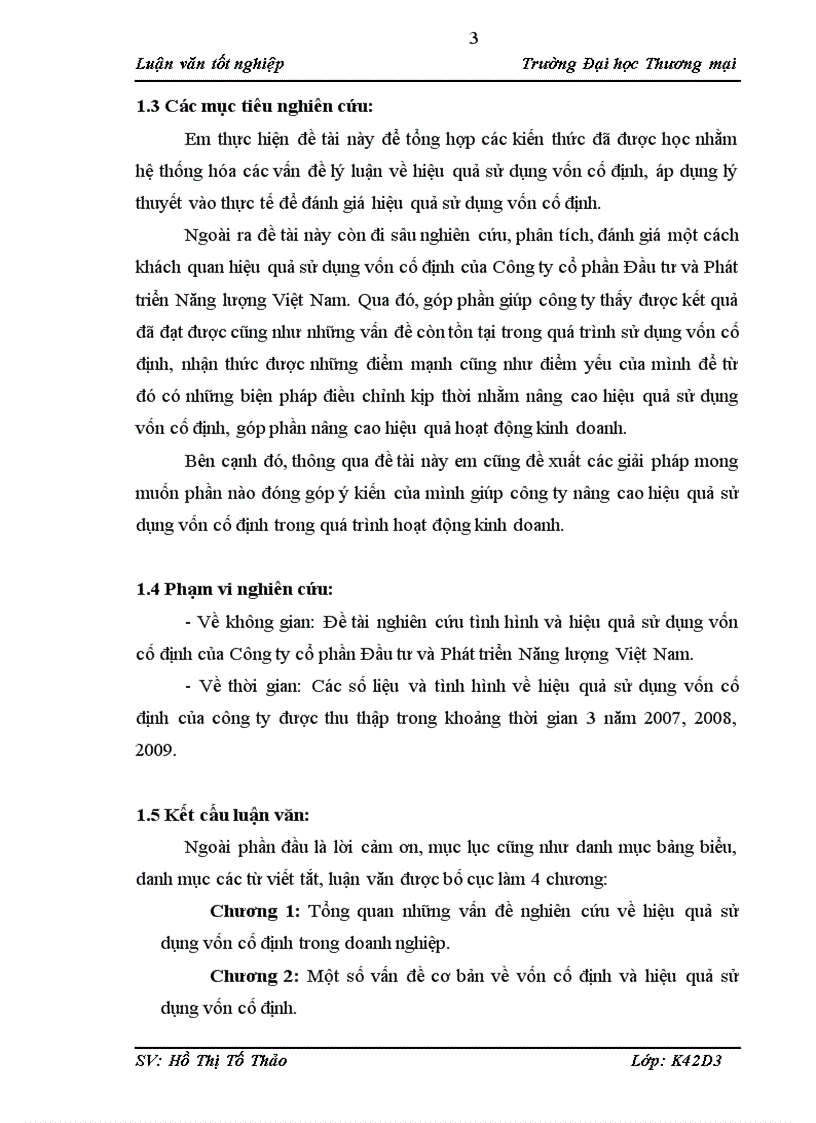 image for page Giải pháp nâng cao hiệu quả sử dụng vốn cố định của Công ty cổ phần Đầu tư và phát triển Năng lượng Việt Nam 1