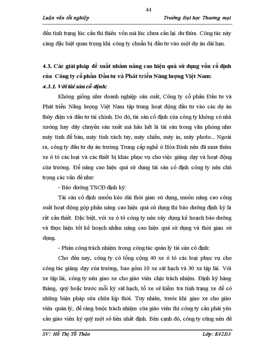 image for page Giải pháp nâng cao hiệu quả sử dụng vốn cố định của Công ty cổ phần Đầu tư và phát triển Năng lượng Việt Nam 1