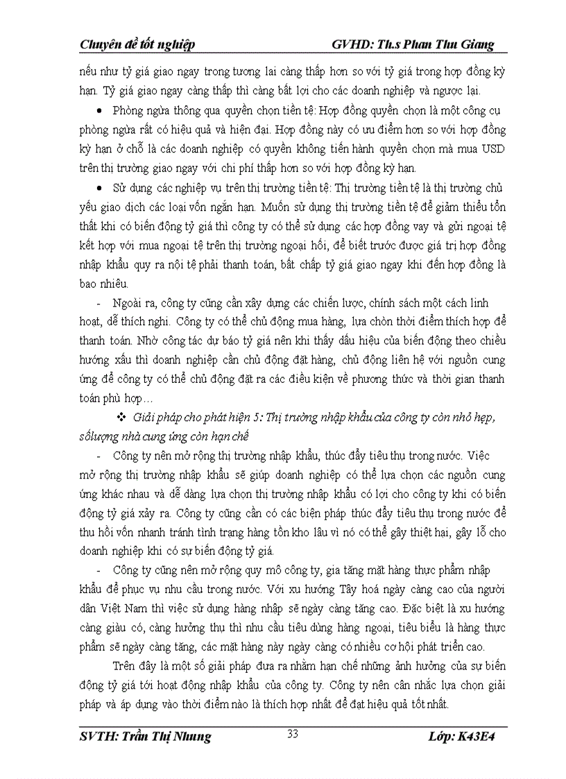 image for page Giải pháp nhằm hạn chế ảnh hưởng của biến động tỷ giá tới hoạt động nhập khẩu của công ty Cổ phần thực phẩm Thiên Vương