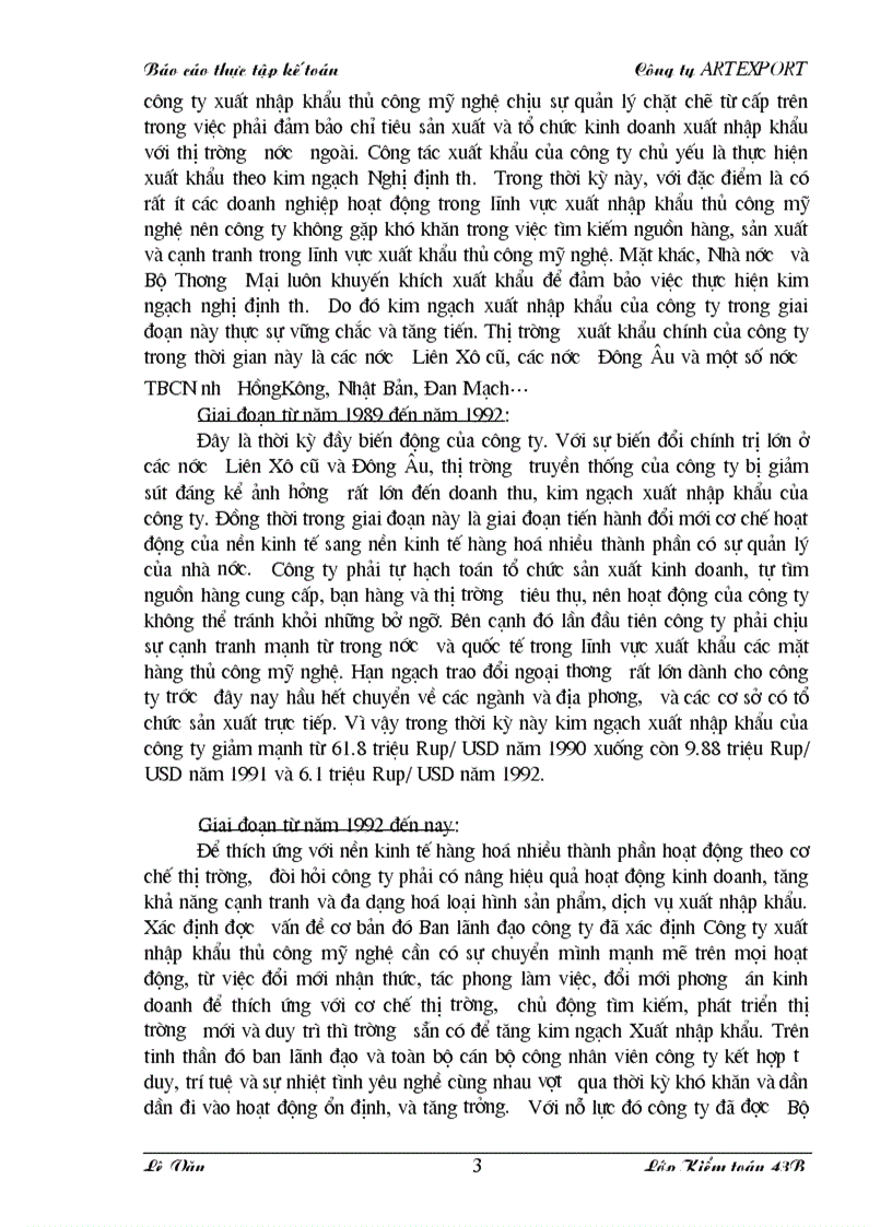 image for page Quy trình tổ chức công tác kế toán cụ thể trên một số phần hành chủ yếu tại công ty xuất nhập khẩu thủ công mỹ nghệ