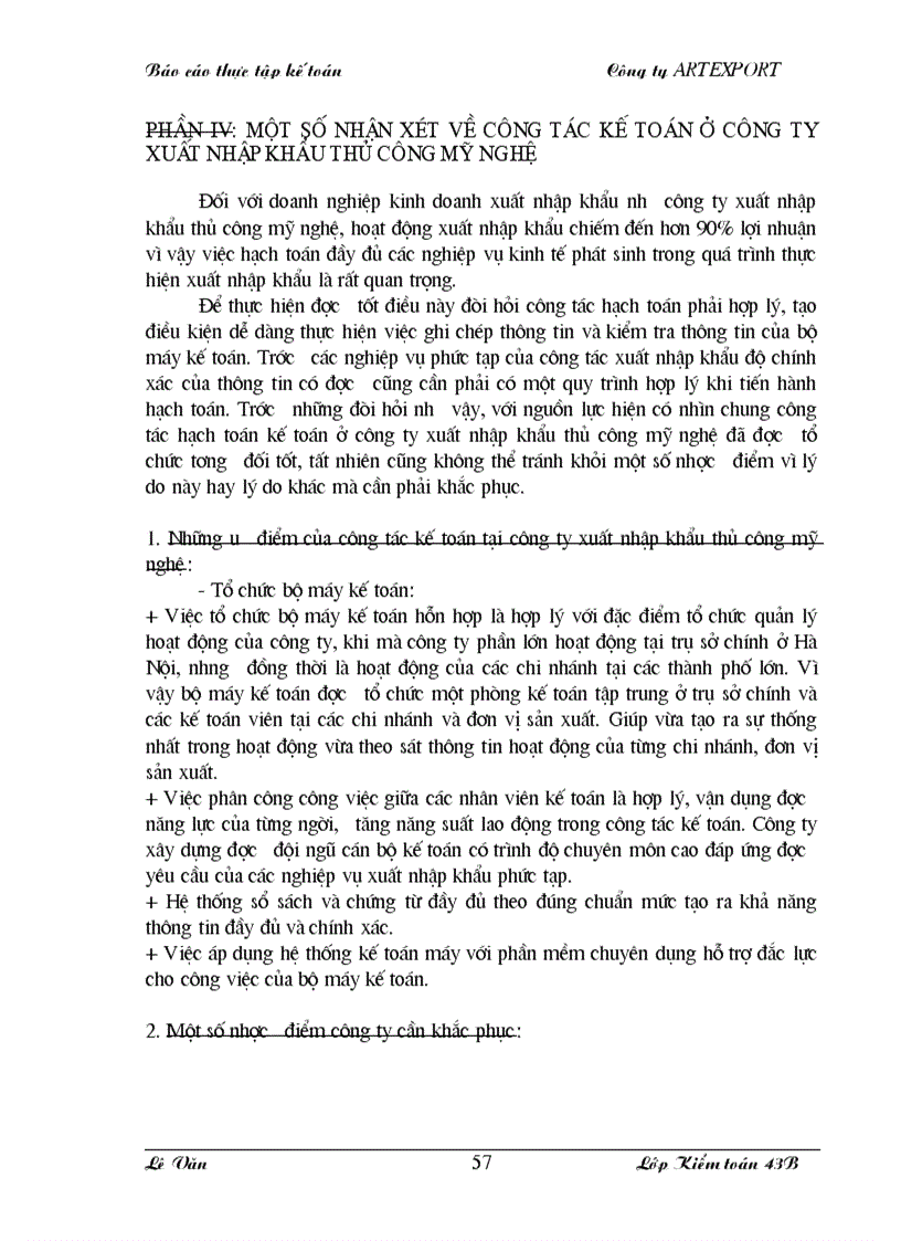 image for page Quy trình tổ chức công tác kế toán cụ thể trên một số phần hành chủ yếu tại công ty xuất nhập khẩu thủ công mỹ nghệ