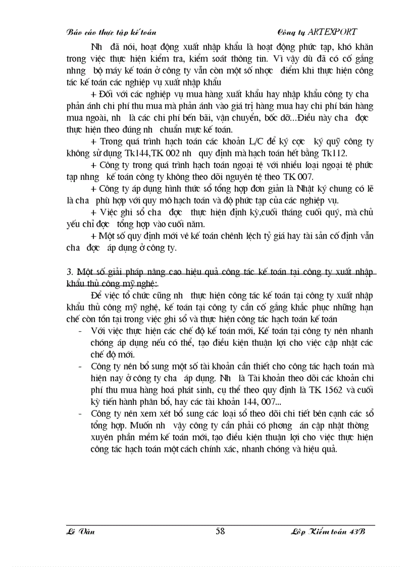 image for page Quy trình tổ chức công tác kế toán cụ thể trên một số phần hành chủ yếu tại công ty xuất nhập khẩu thủ công mỹ nghệ