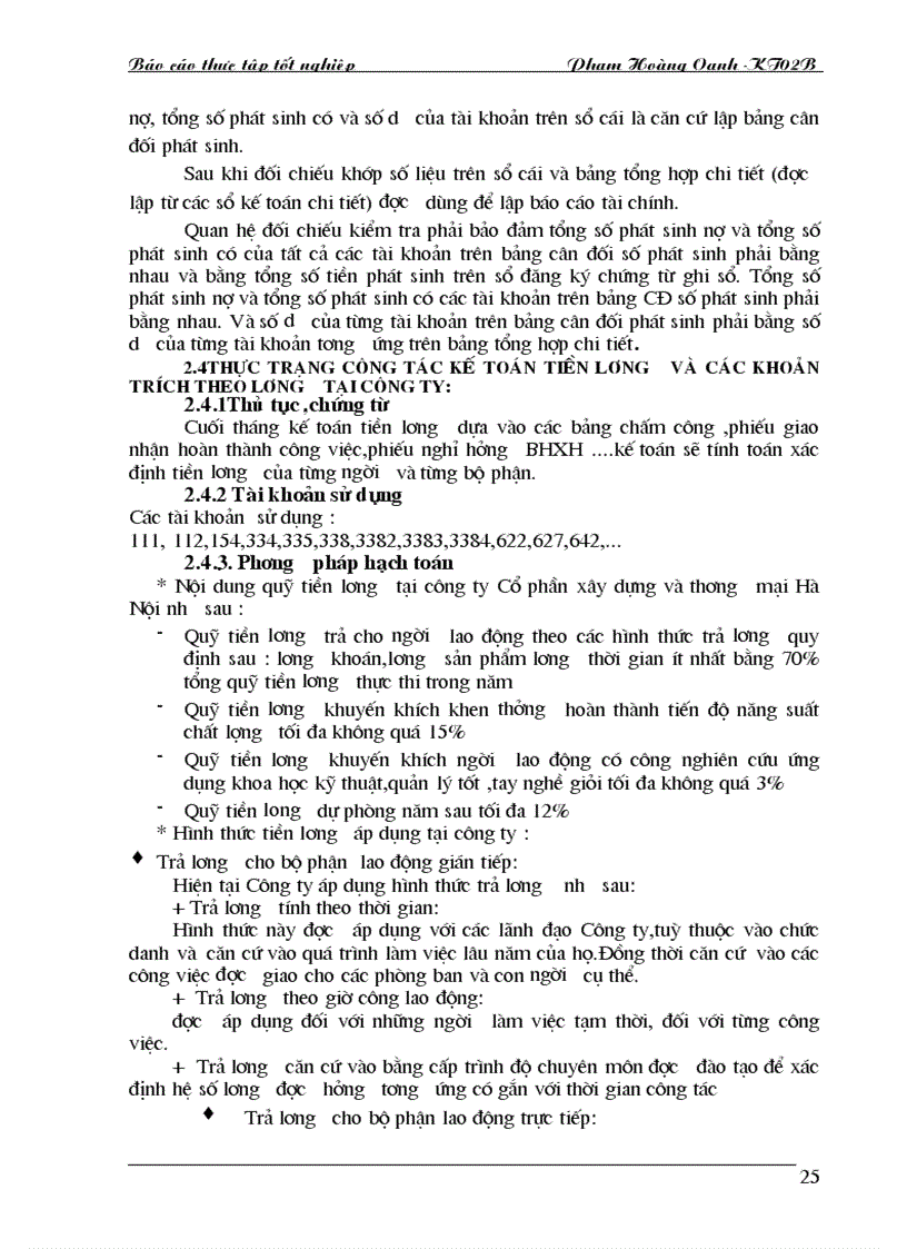 image for page Thực trạng công tác kế toán tiền lương và các khoản trích theo tiền lương tại Công ty Cổ phần thương mại xây dựng Hà Nội 1