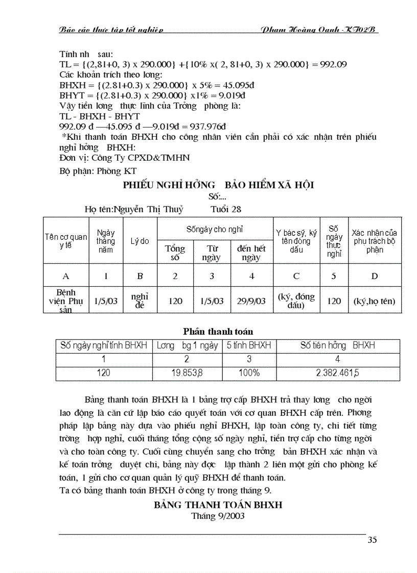 image for page Thực trạng công tác kế toán tiền lương và các khoản trích theo tiền lương tại Công ty Cổ phần thương mại xây dựng Hà Nội 1