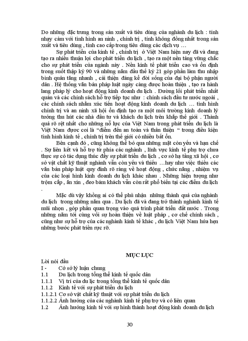 image for page Ảnh hưởng của tình hình kinh tế chính trị đến sự phát triển du lịch ở Việt Nam 1