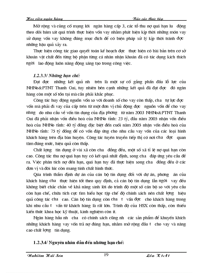 image for page Giải pháp nhằm nâng cao chất lượng tín dụng đối với HSX tại NHN0 PTNT Thanh Oai 1